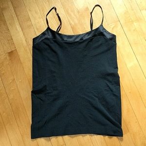 Banana Republic black camisole with satin trim XL